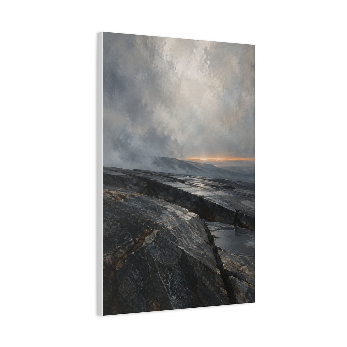 The Last Light on Slate | Nordic Canvas Art