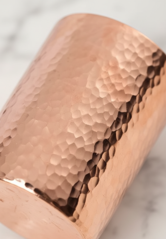 Pure Copper Shot & Drink Cups – Handcrafted Hammer Texture | 100ml, 125ml & 250ml