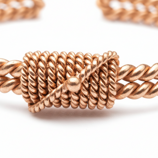 Copper Tensor Ring Bracelet – Pure Copper | Sacred Frequency | Handcrafted