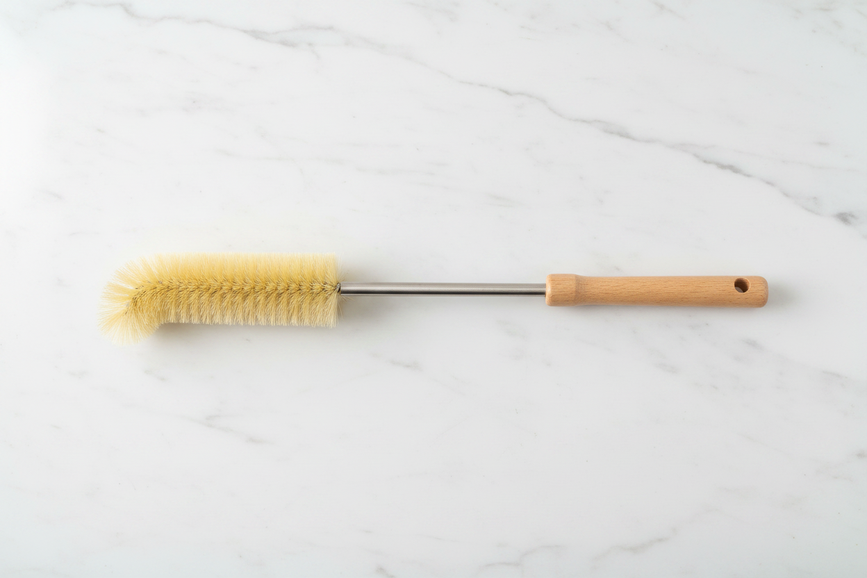 Copper Bottle Cleaning Brush | Long Handle | Soft Bristles | Fits All Copper Bottles