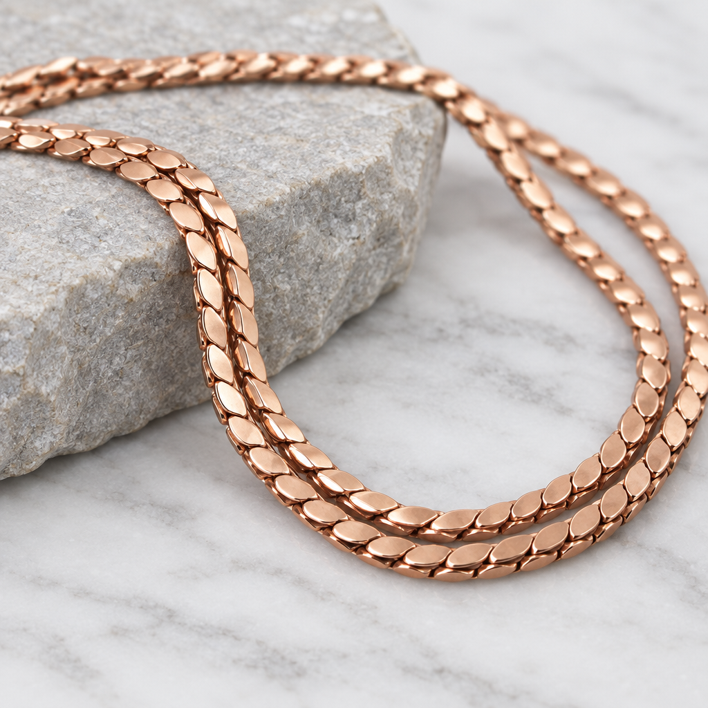 Pure Copper Chain Necklace