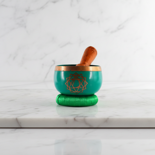 Heart Chakra Singing Bowl | Handcrafted | Meditation & Energy Healing
