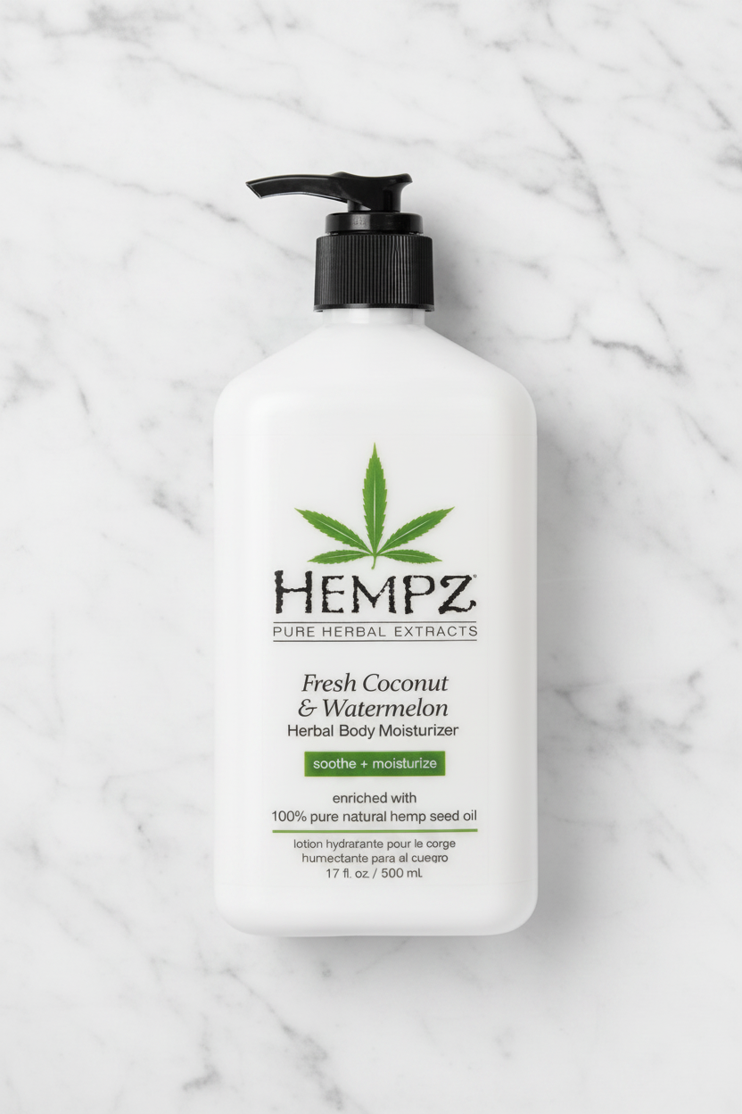 Hempz Fresh Coconut & Watermelon Herbal Body Moisturizer — 17 OZ
