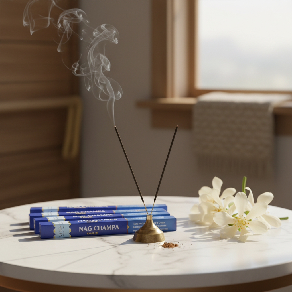 Nag Champa Incense Sticks – 80 pcs | Nordic Home Wellness