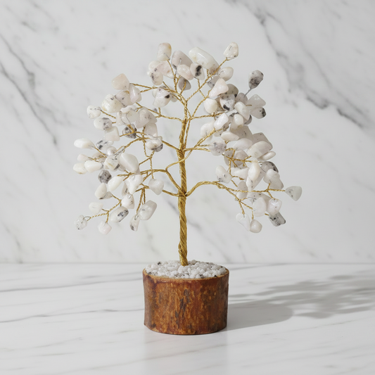 Rainbow Moonstone Crystal Tree — Intuition & Inner Light