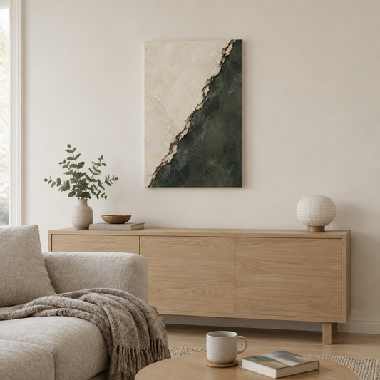 Soft Fault | Nordic Abstract Canvas Art
