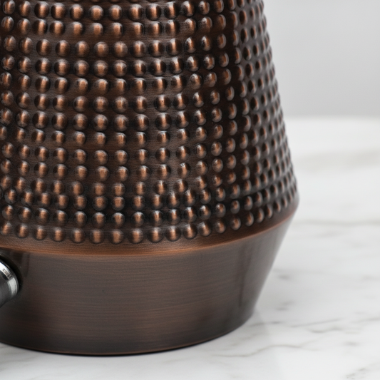 Pure Copper Water Dispenser Conical Antique Bubble Design
