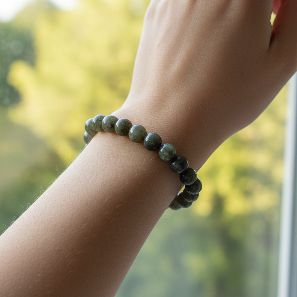 Labradorite Bracelet – Intuition, Clarity & Spiritual Growth | 8mm