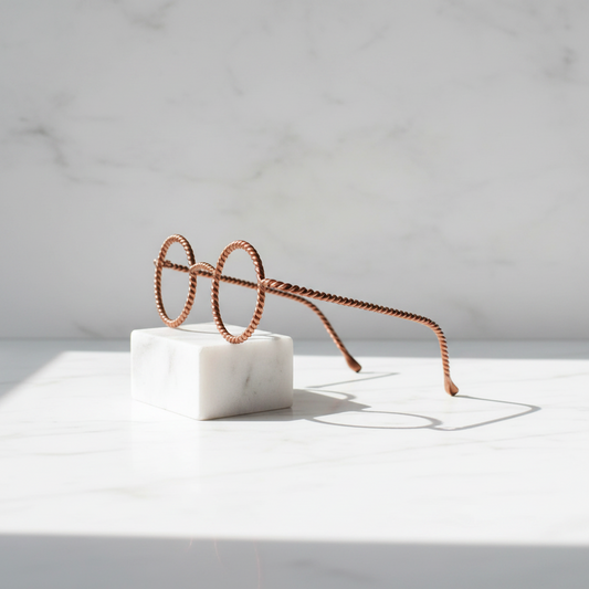 Copper Tensor Energy Glasses | 144-177 MHz Sacred Geometry | EMF Protection | Curated by Face of Norway