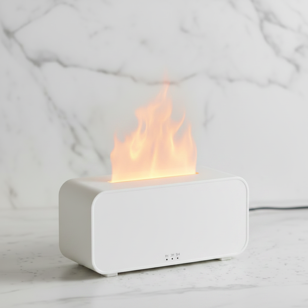 Aroma Diffuser with LED Flame Effect – Flameless | Nordic Wellness