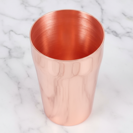 Handmade Pure Copper Retro Cup — 400ml | Face of Norway