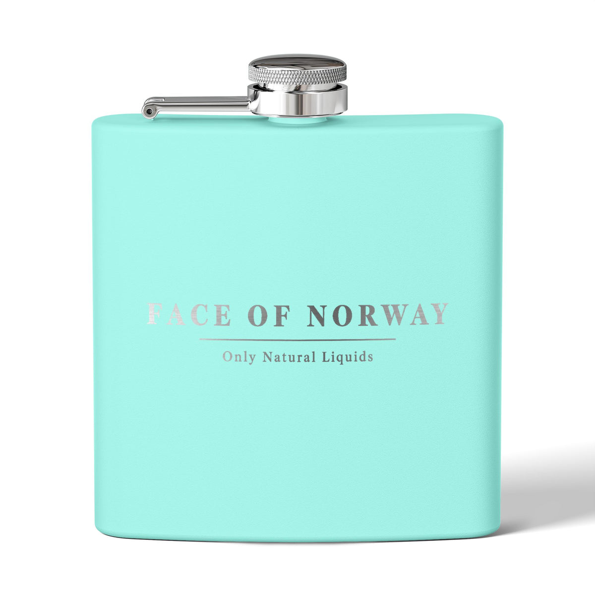 Face of Norway Engraved Hip Flask – 177ml Stainless Steel