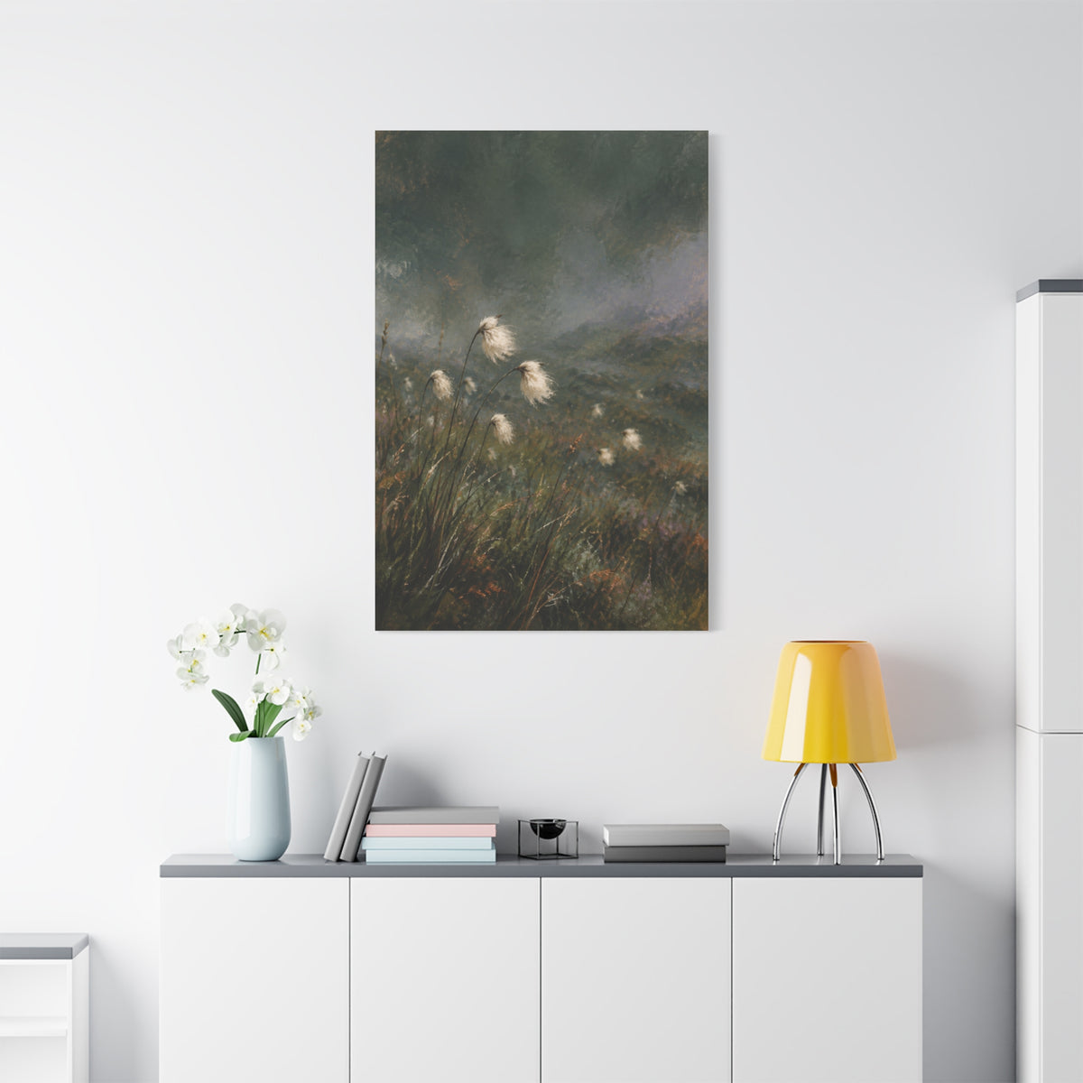 Misty Meadow | Nordic Canvas Art