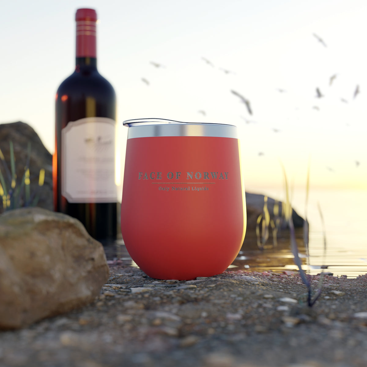 Face of Norway Vacuum Insulated Cup – 0.35 L, Copper Insulation