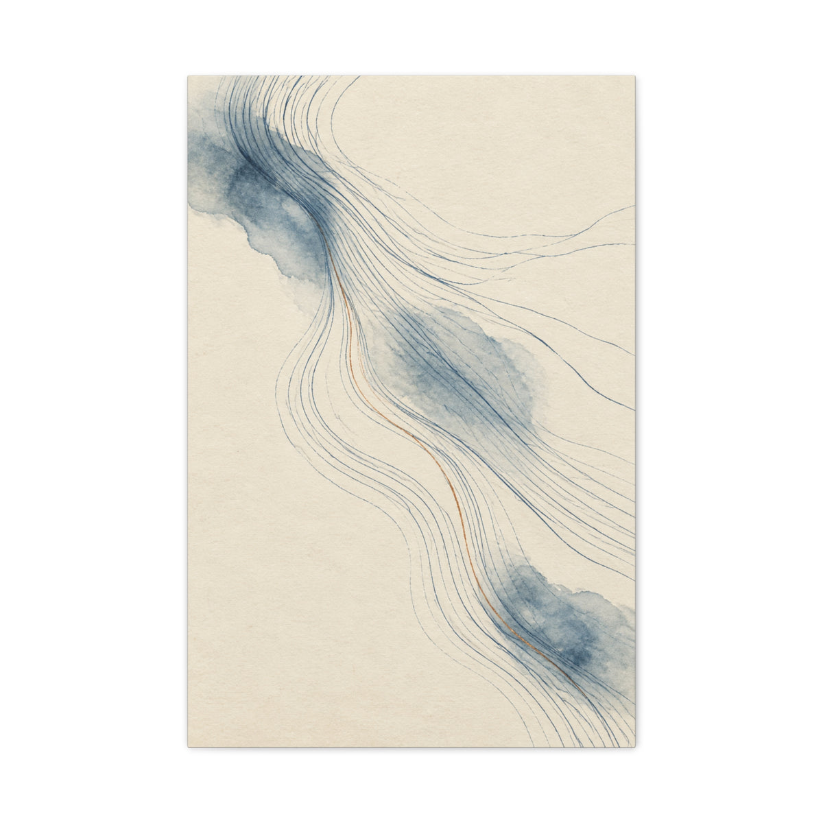 Tide Memory | Nordic Abstract Canvas Art