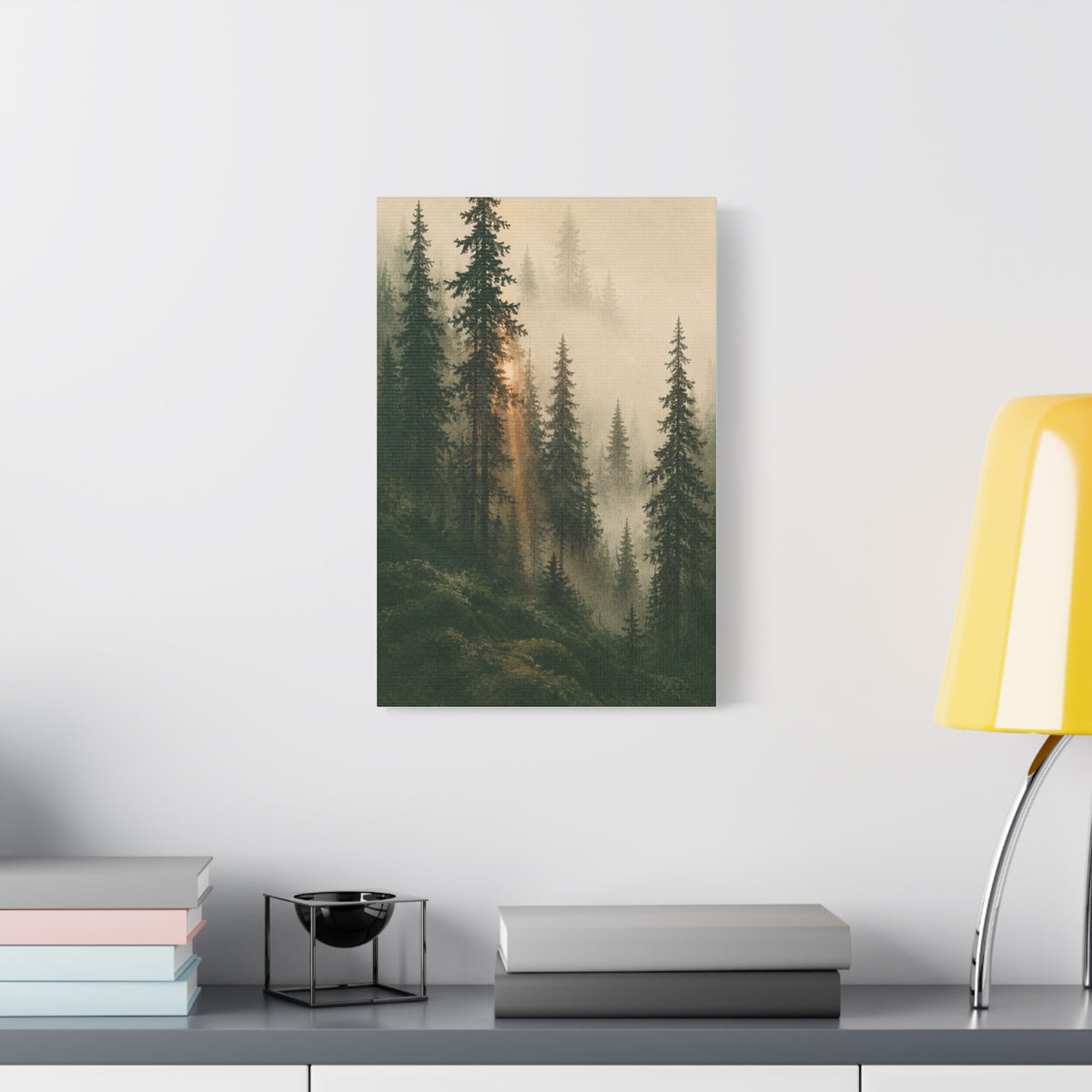 The Quiet Pines | Norwegian Forest Canvas Art