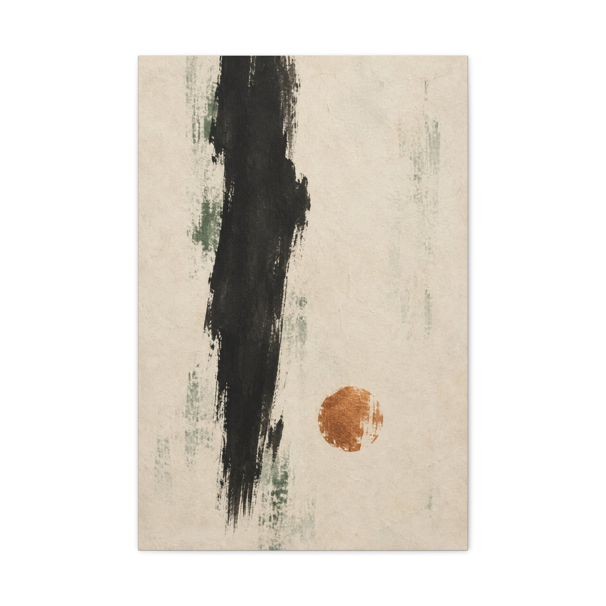 Copper Interval | Nordic Abstract Canvas Art