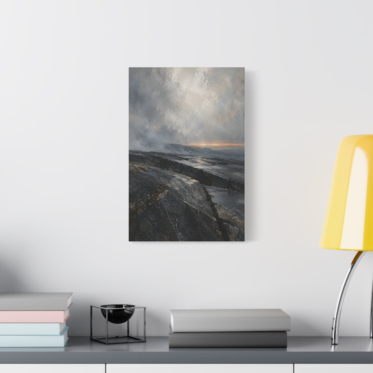 The Last Light on Slate | Nordic Canvas Art