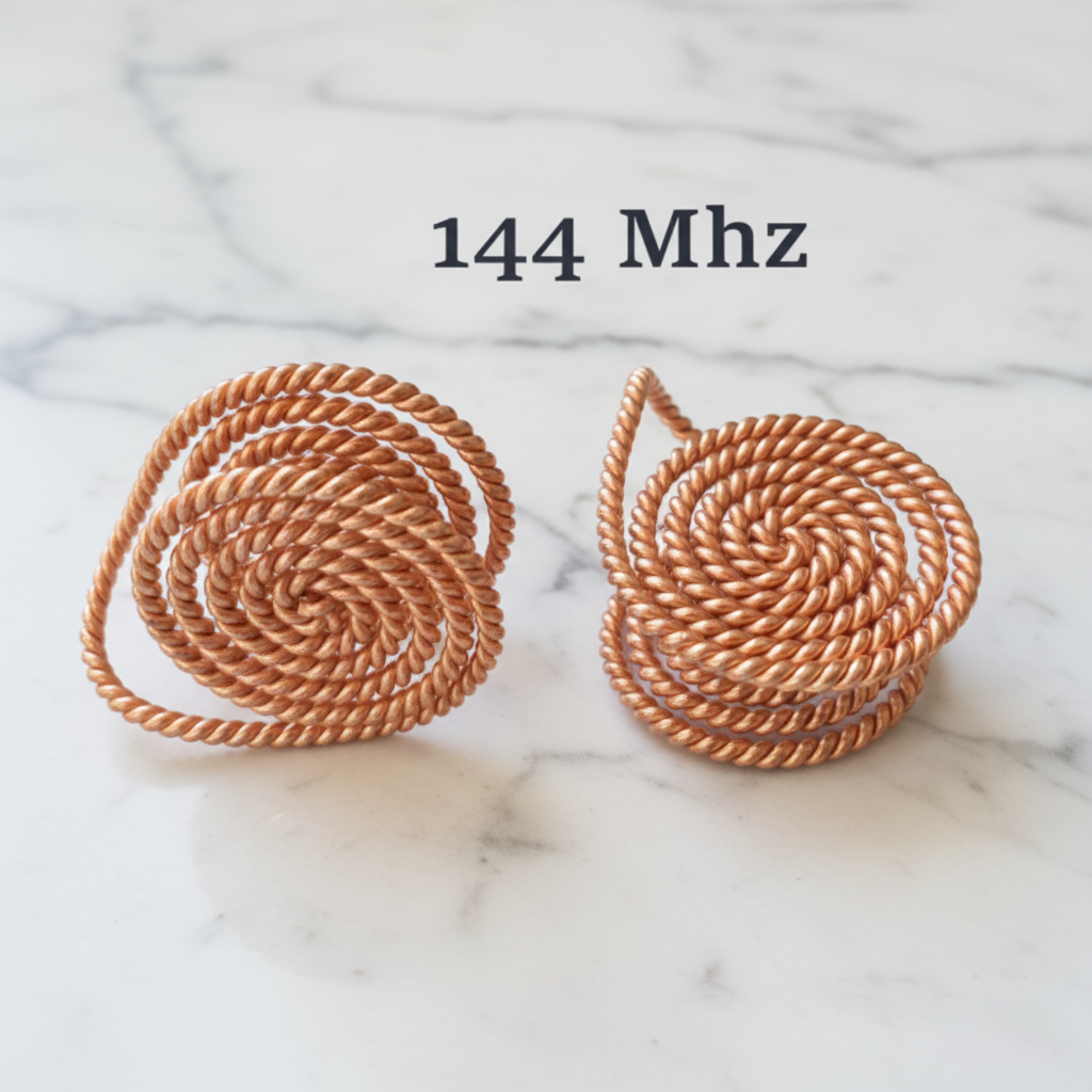 Pure Copper Spiral Hand Ring Set – Handmade Energy Jewelry for Meditation
