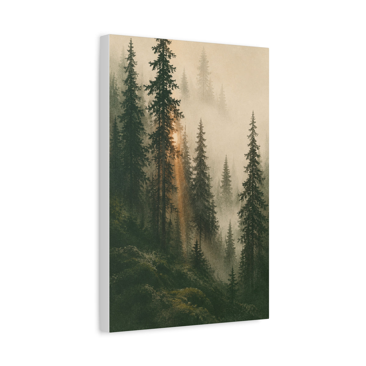 The Quiet Pines | Norwegian Forest Canvas Art