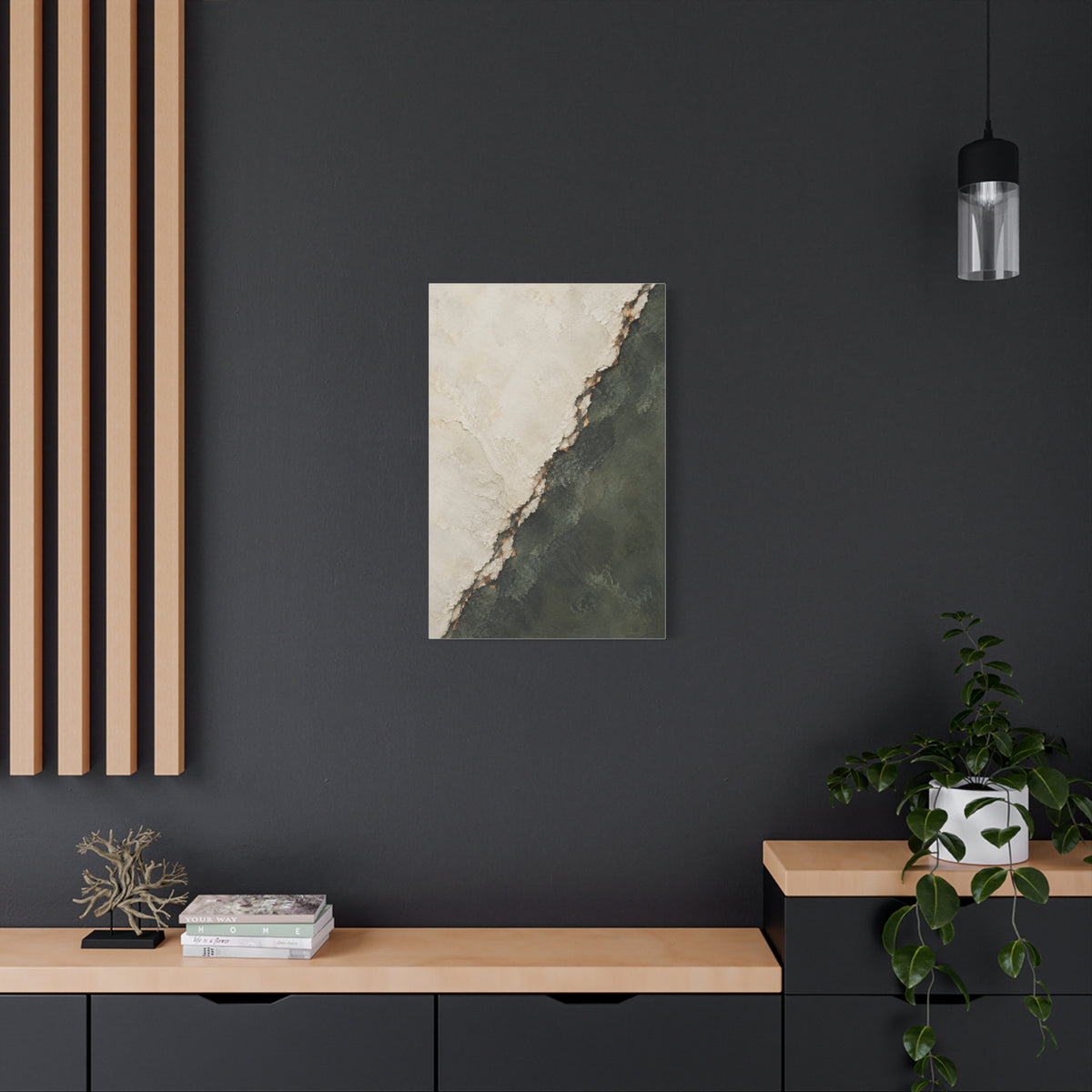Soft Fault | Nordic Abstract Canvas Art