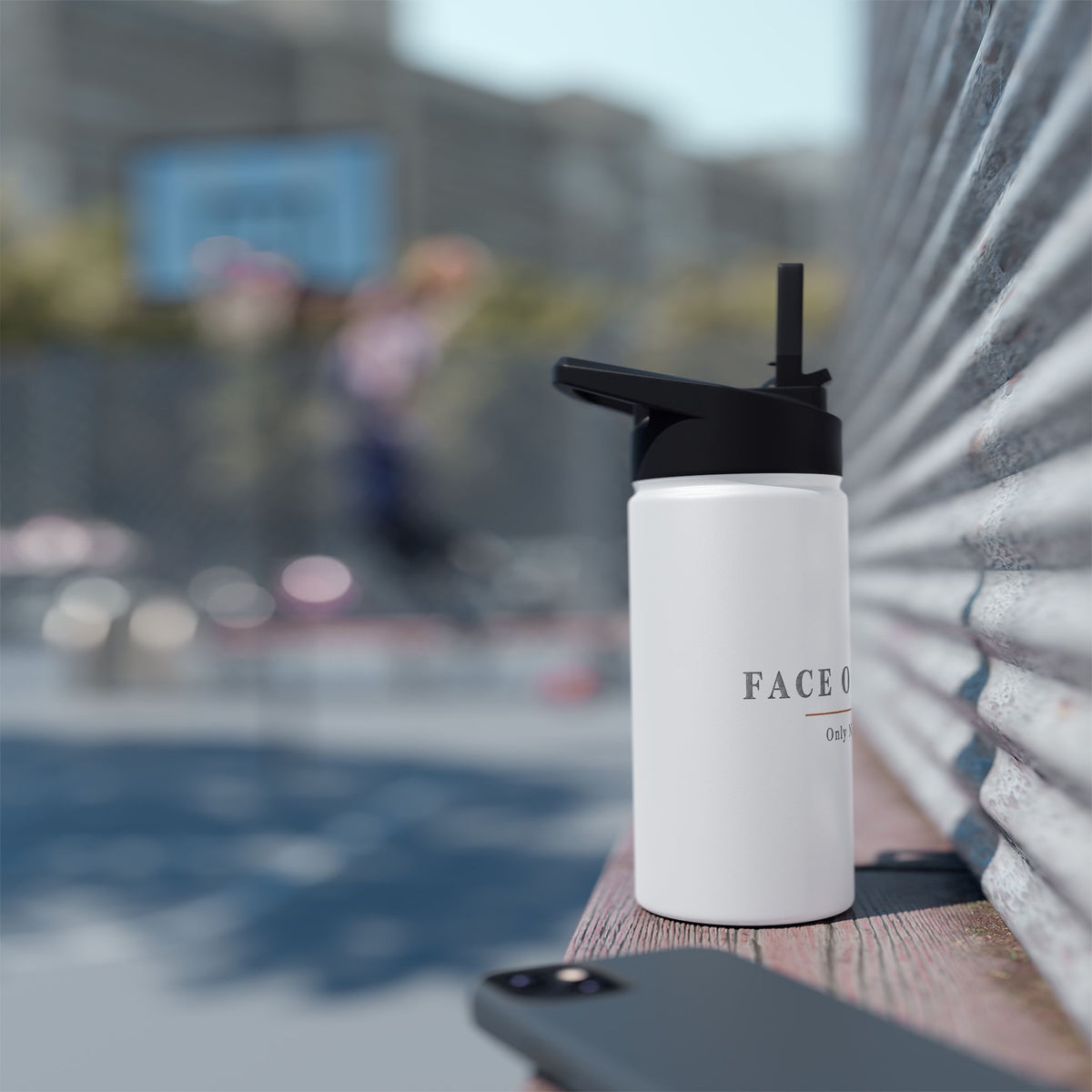 Face of Norway Stainless Steel Water Bottle – 0.35L, 0.5L or 0.95 L