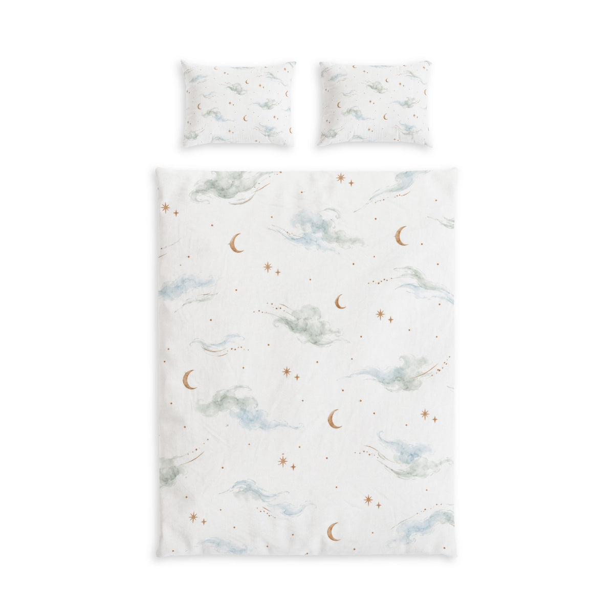 Celestial Cloud 100% Cotton Duvet Cover Set with 2 Shams