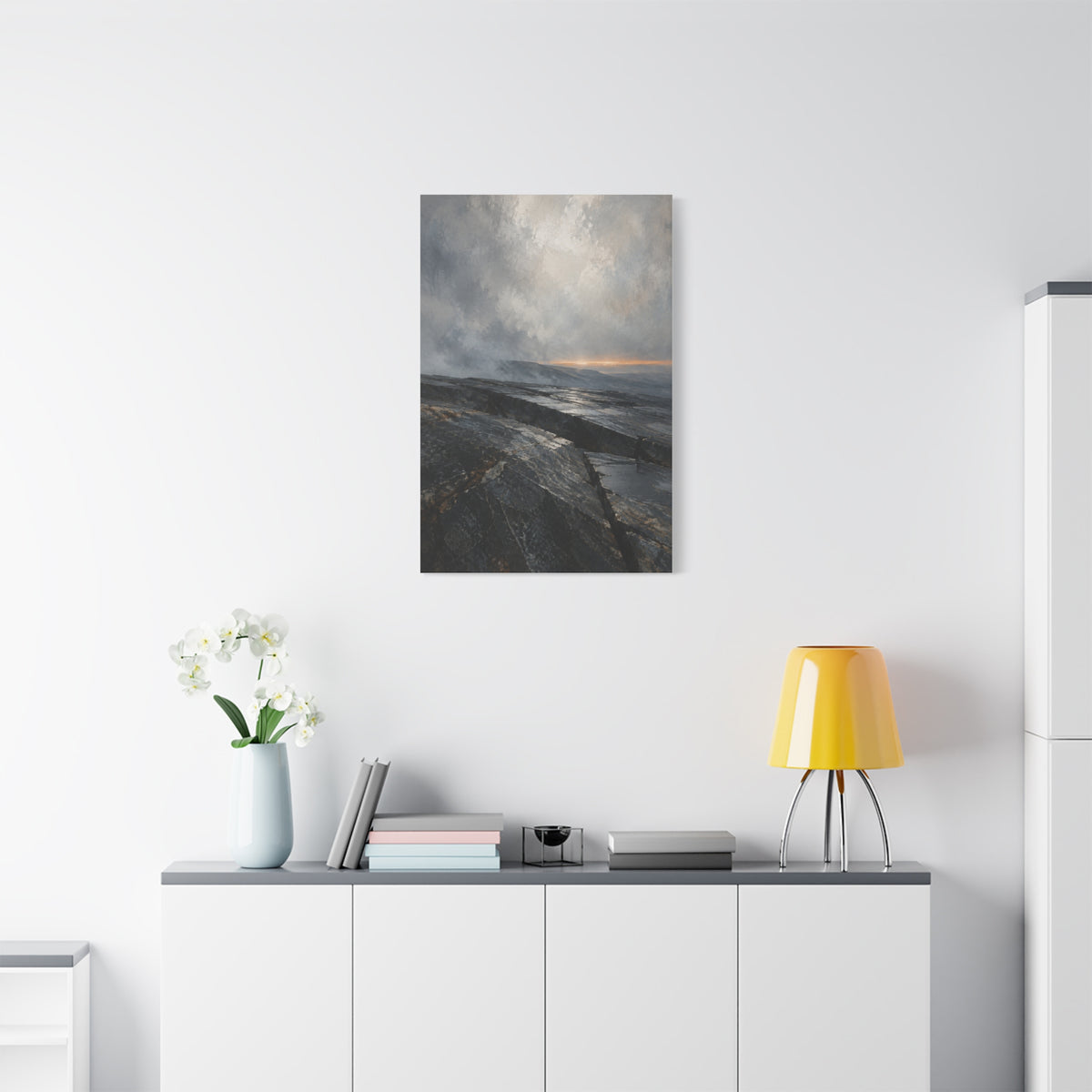 The Last Light on Slate | Nordic Canvas Art