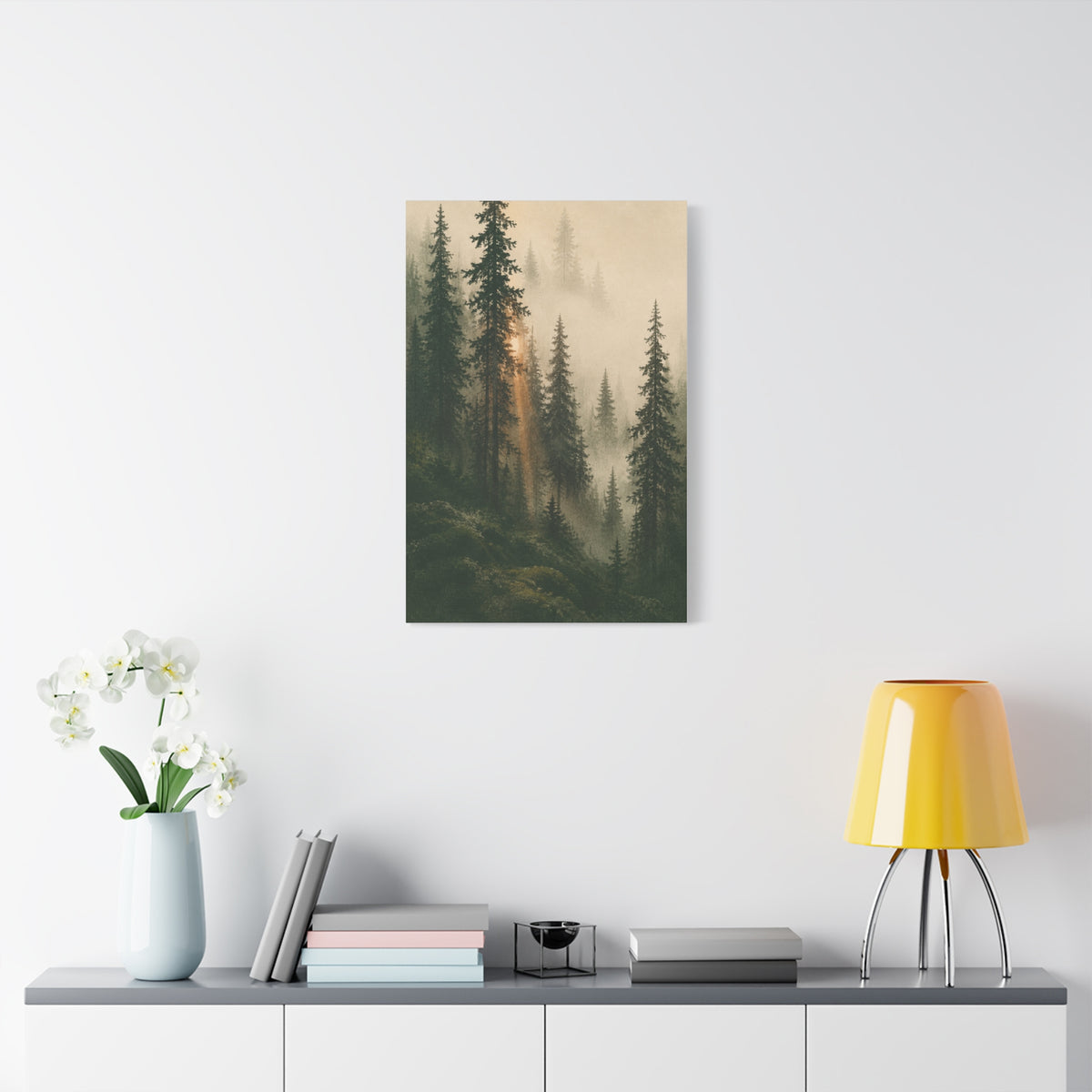The Quiet Pines | Norwegian Forest Canvas Art