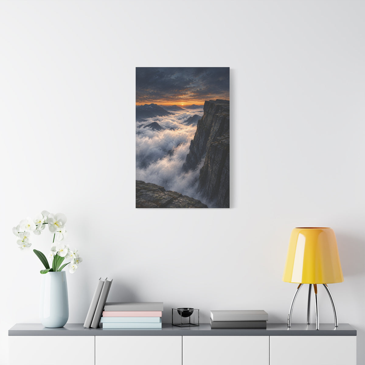 Above the Cloudline | Norwegian Canvas Art