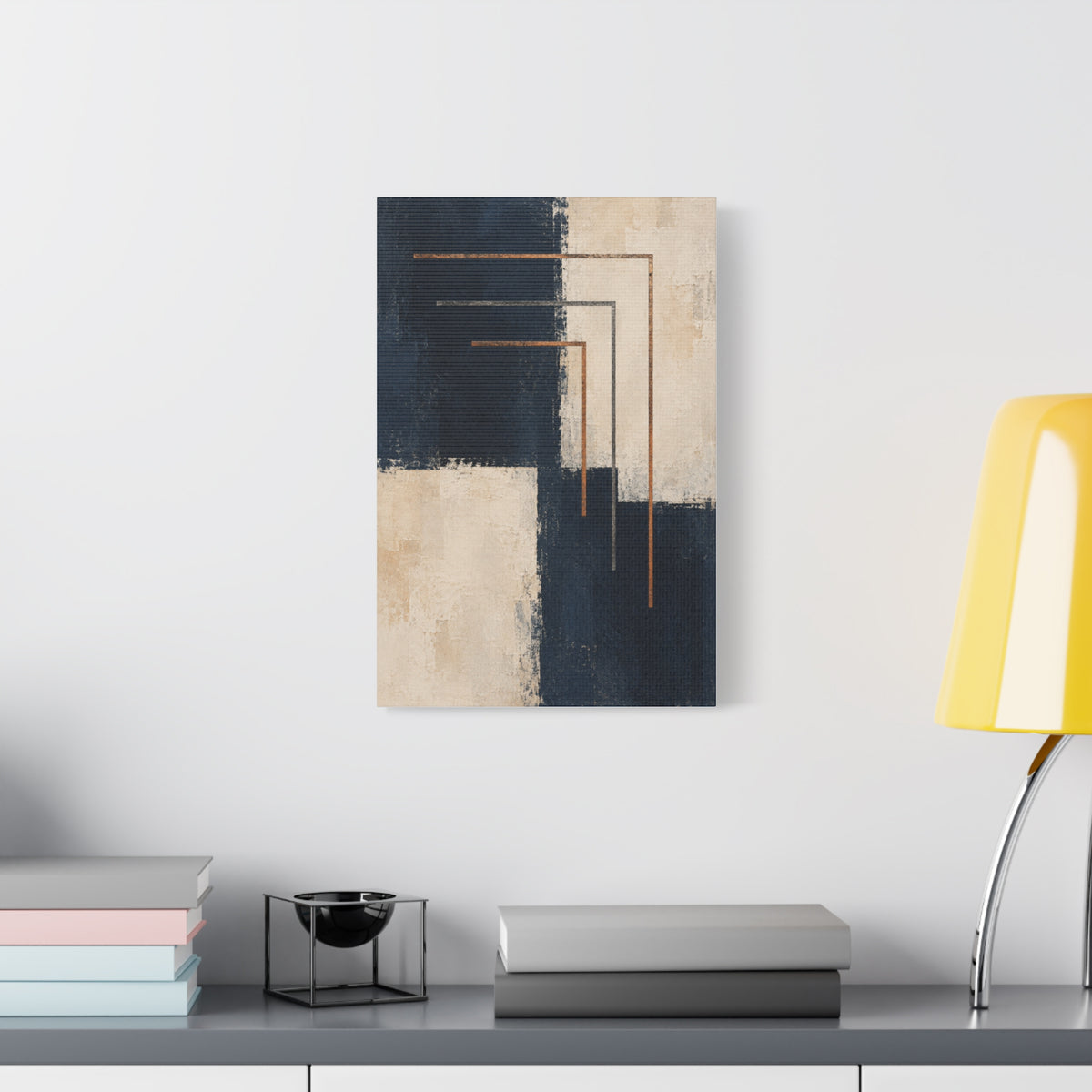 Copper Echo | Nordic Abstract Canvas Art
