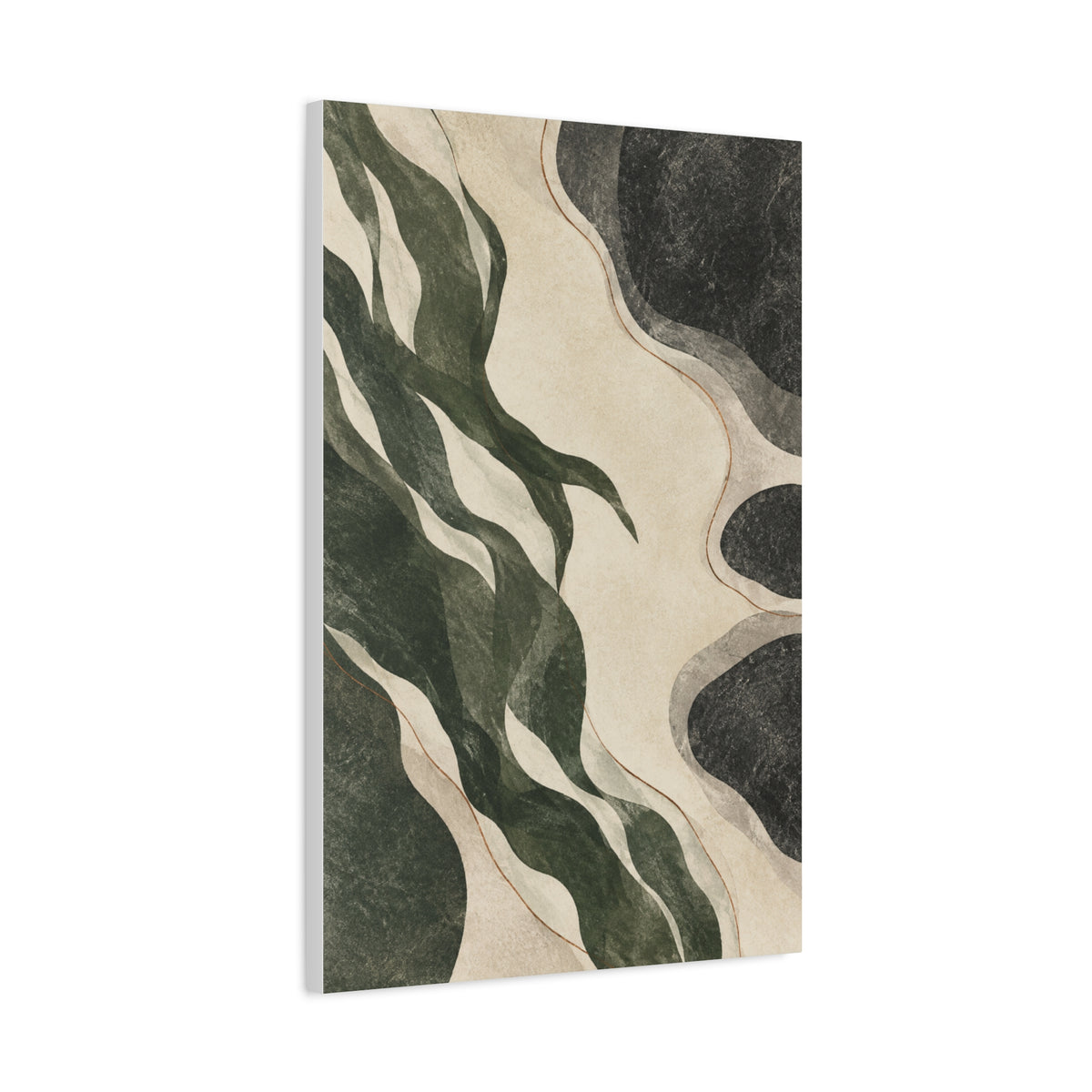 Tidal Threads | Nordic Abstract Canvas Art