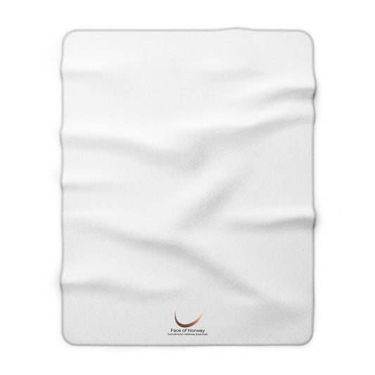Face of Norway Sherpa Fleece Blanket – Cozy Nordic Throw, 3 Sizes