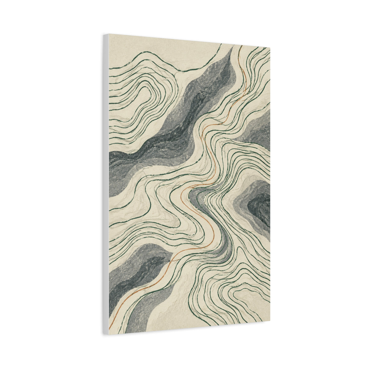 Northern Lines | Nordic Abstract Canvas Art