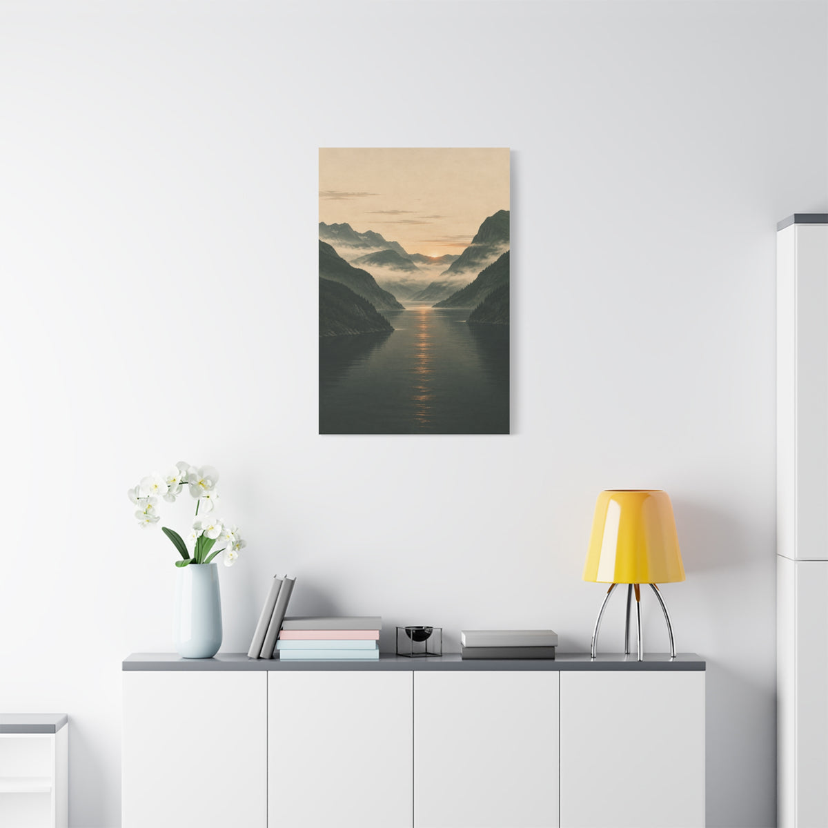 Fjord at First Light | Norwegian Canvas Art