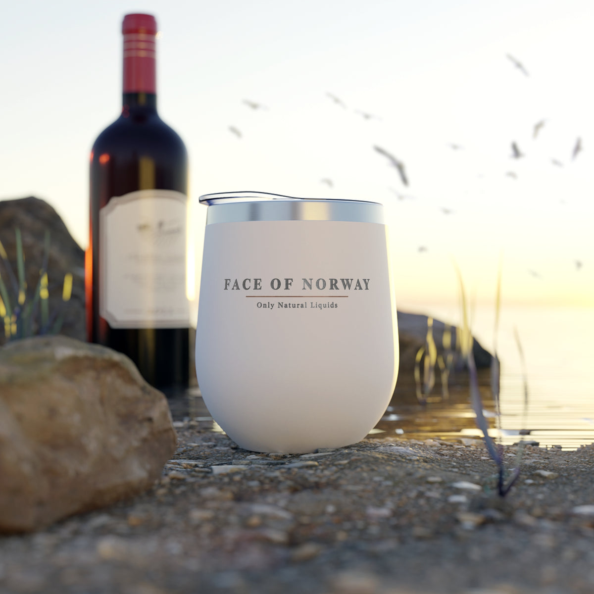 Face of Norway Vacuum Insulated Cup – 0.35 L, Copper Insulation