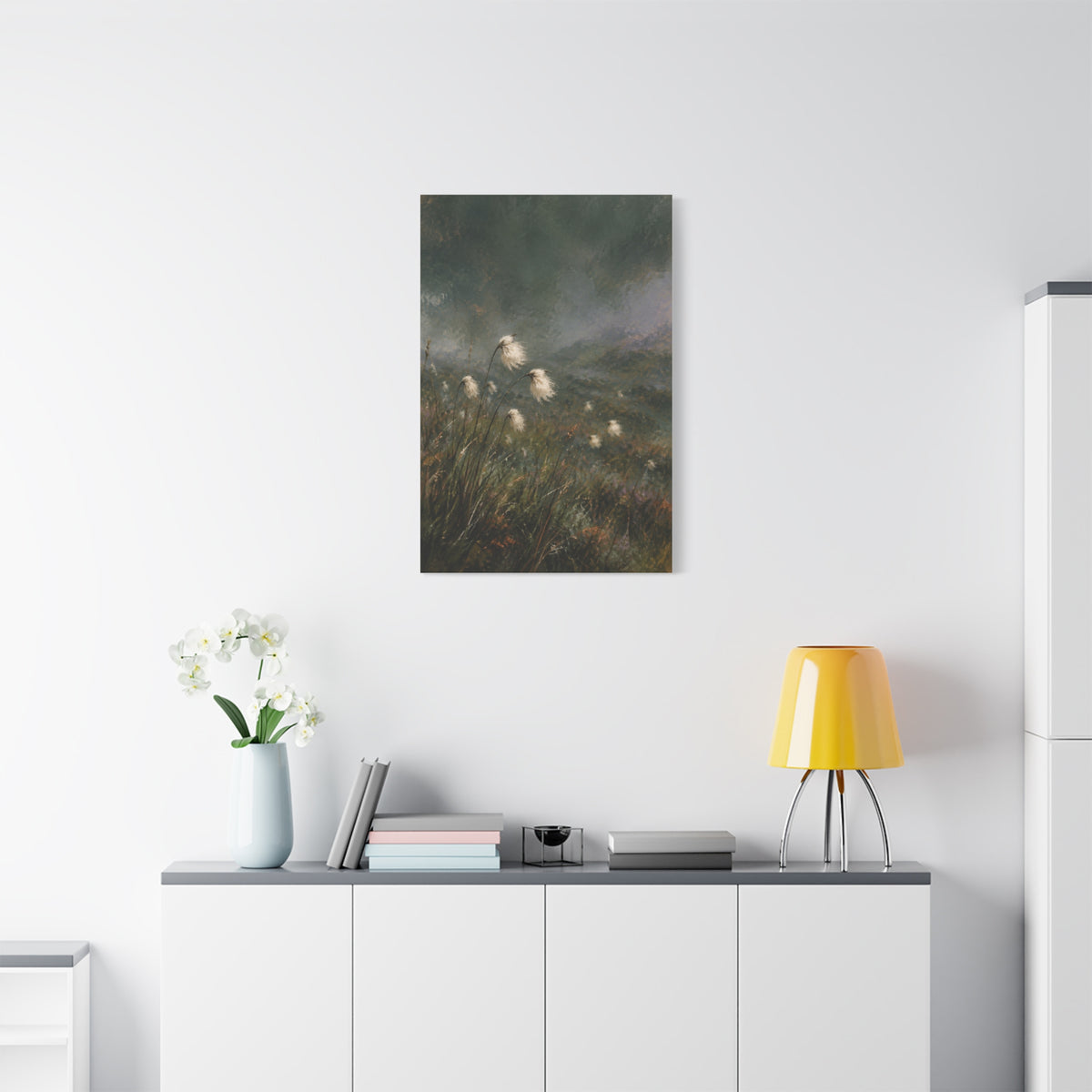 Misty Meadow | Nordic Canvas Art