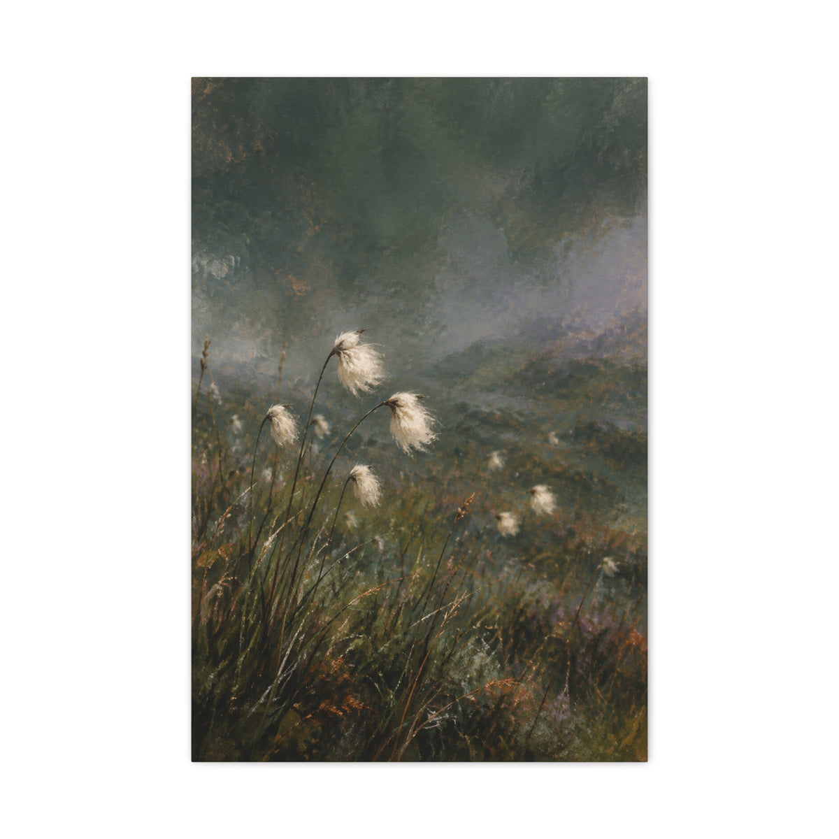 Misty Meadow | Nordic Canvas Art