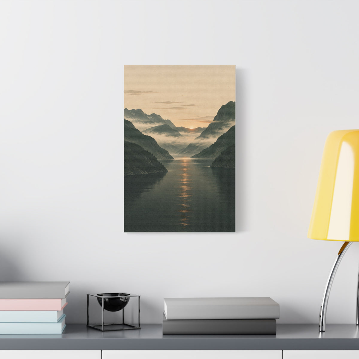 Fjord at First Light | Norwegian Canvas Art