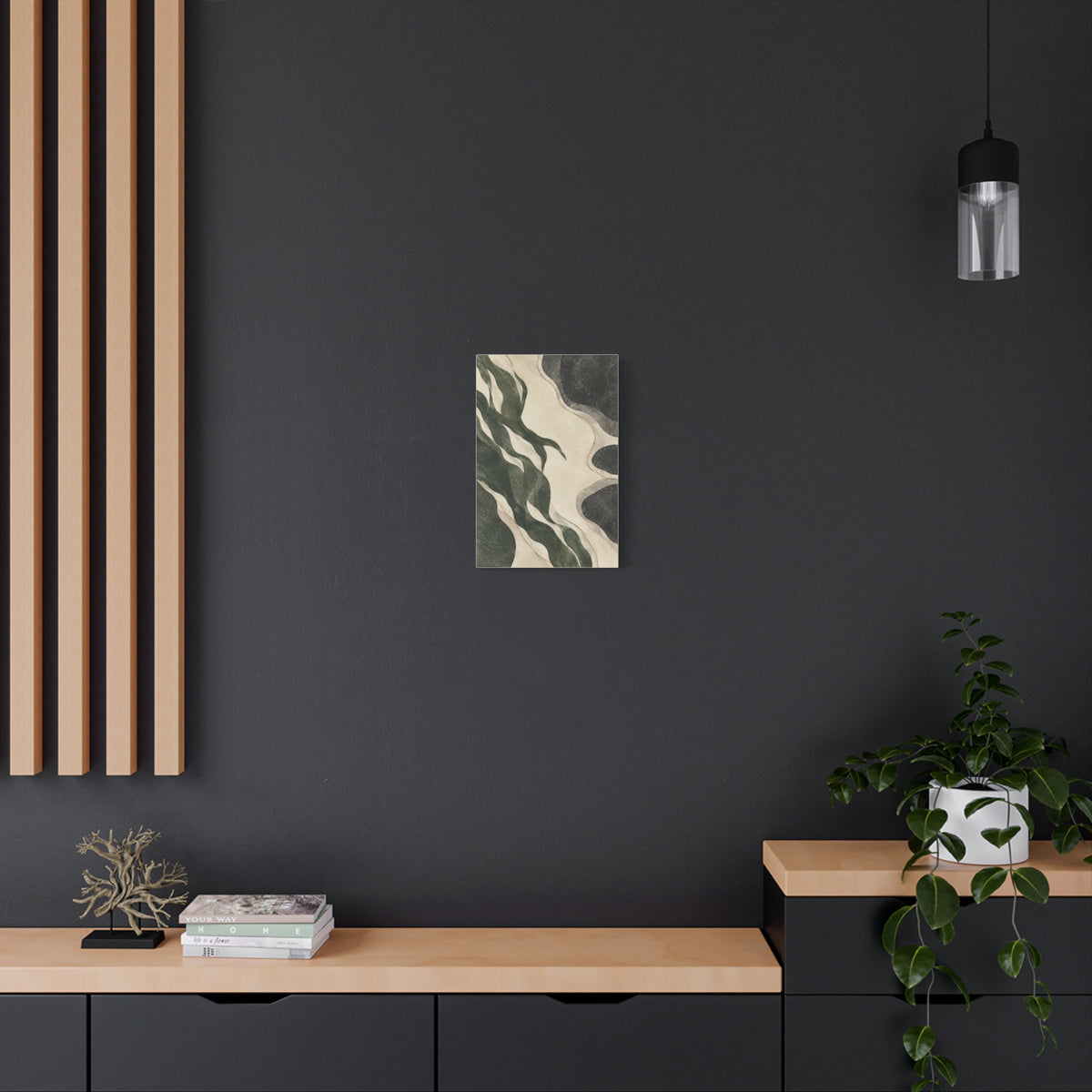Tidal Threads | Nordic Abstract Canvas Art