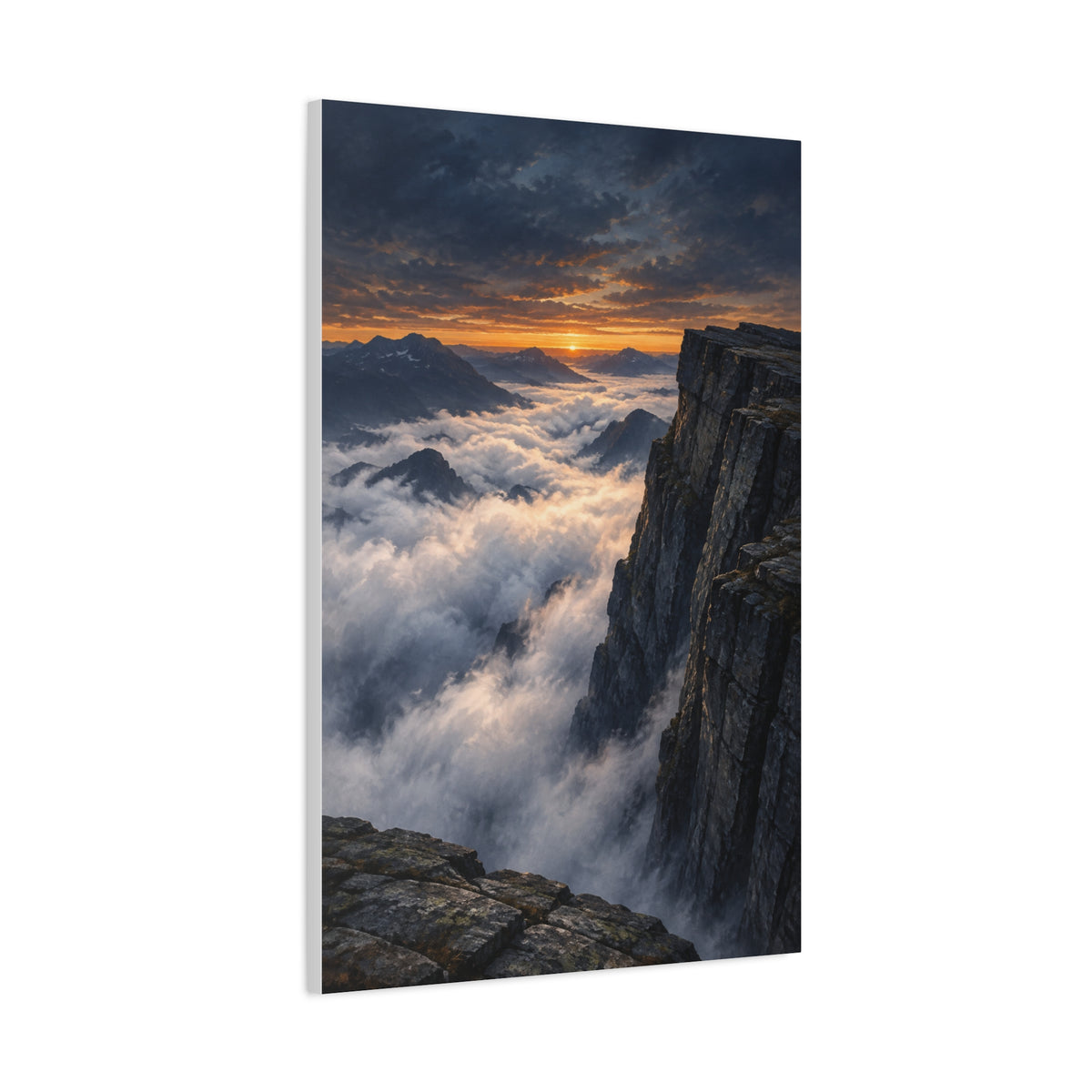 Above the Cloudline | Norwegian Canvas Art