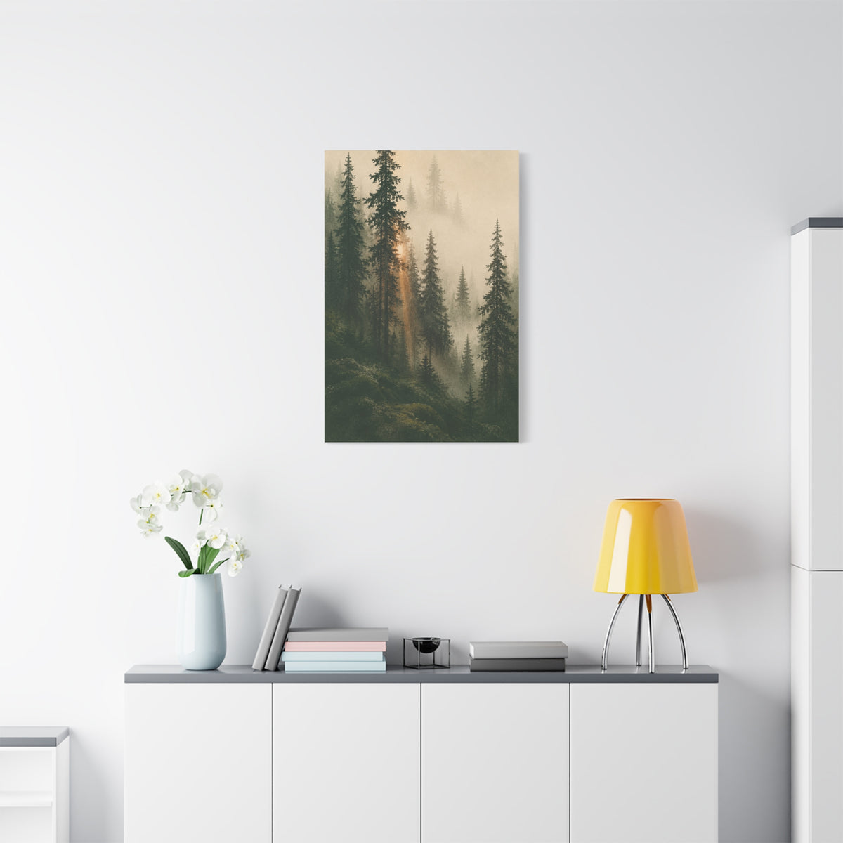 The Quiet Pines | Norwegian Forest Canvas Art
