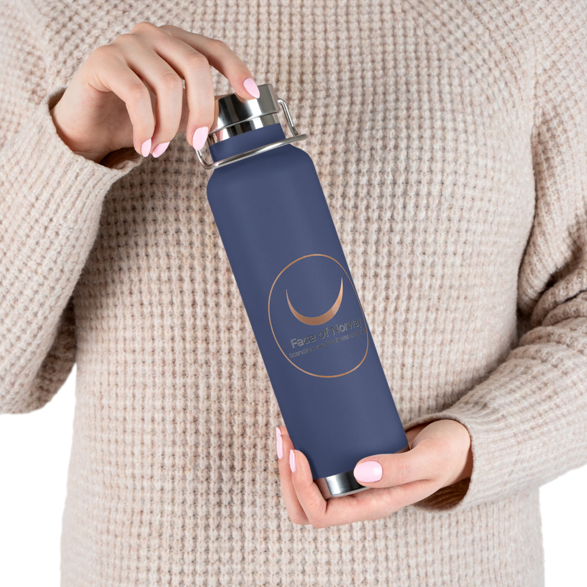 Face of Norway Vacuum Insulated Bottle – 0.65 L, Copper Insulation