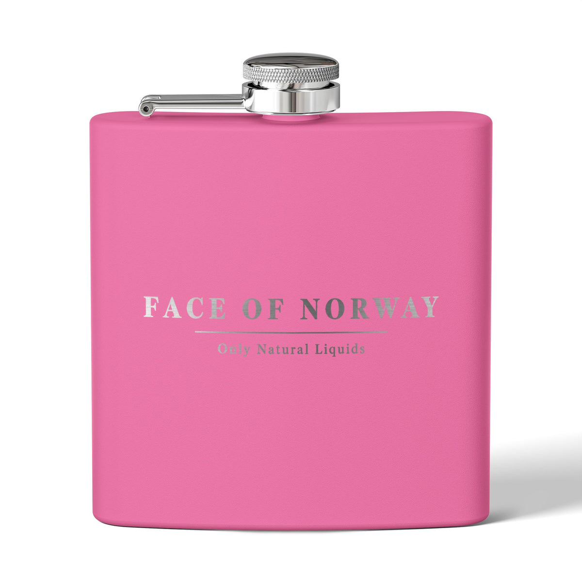 Face of Norway Engraved Hip Flask – 177ml Stainless Steel