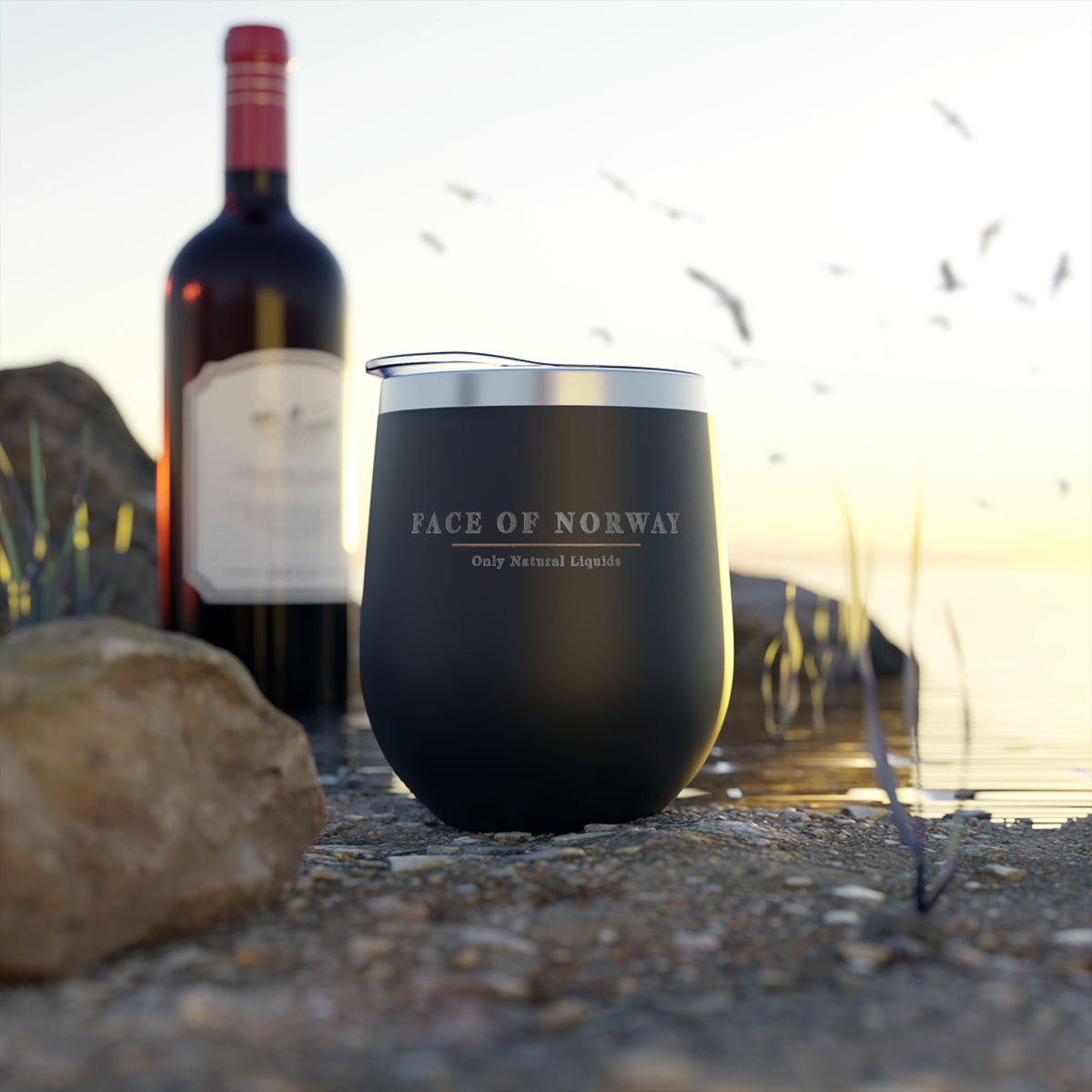 Face of Norway Vacuum Insulated Cup – 0.35 L, Copper Insulation