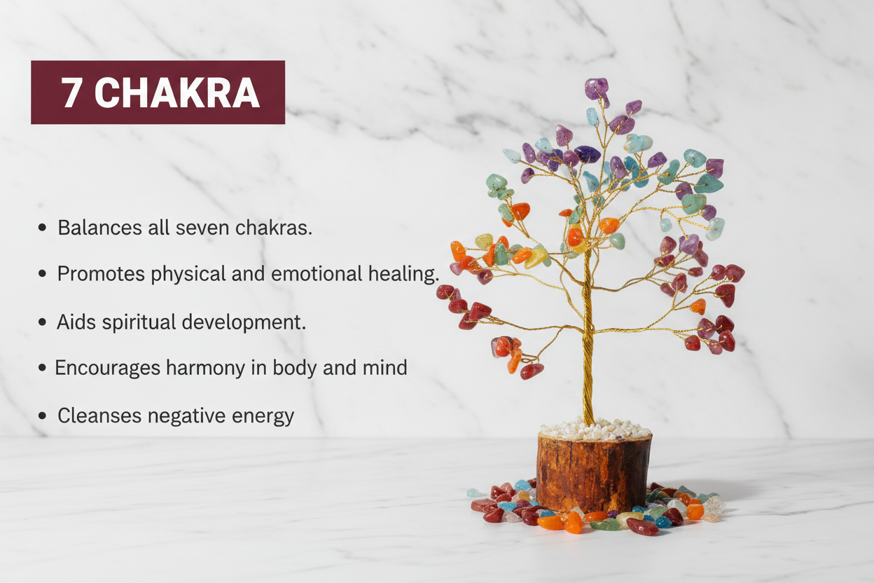 Seven Chakra Crystal Tree — Full Energy Alignment