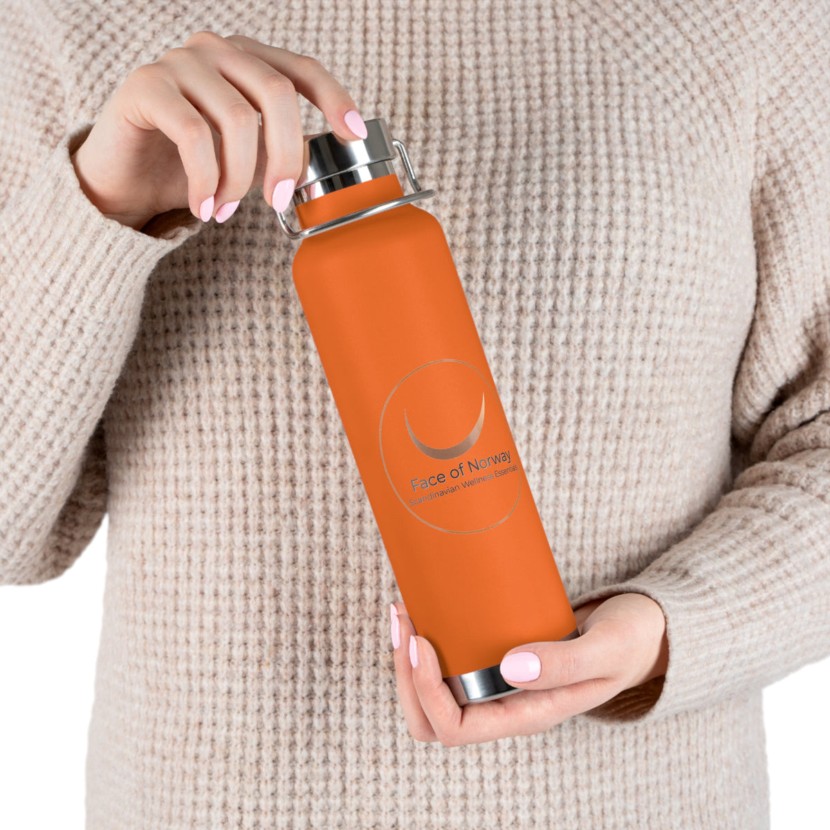 Face of Norway Vacuum Insulated Bottle – 0.65 L, Copper Insulation