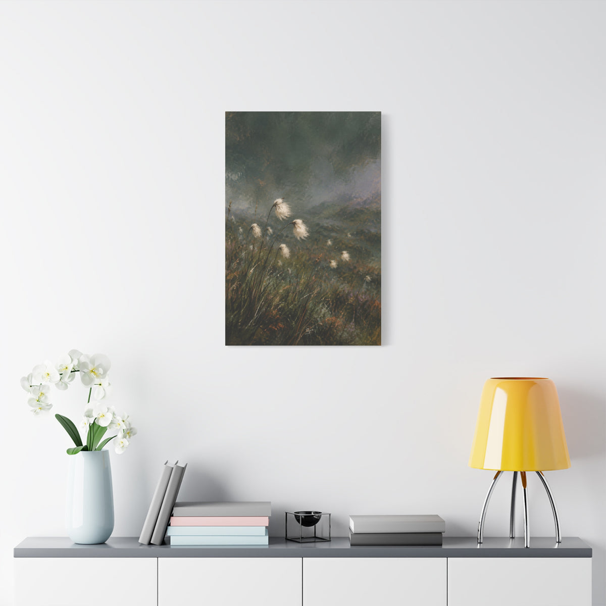 Misty Meadow | Nordic Canvas Art