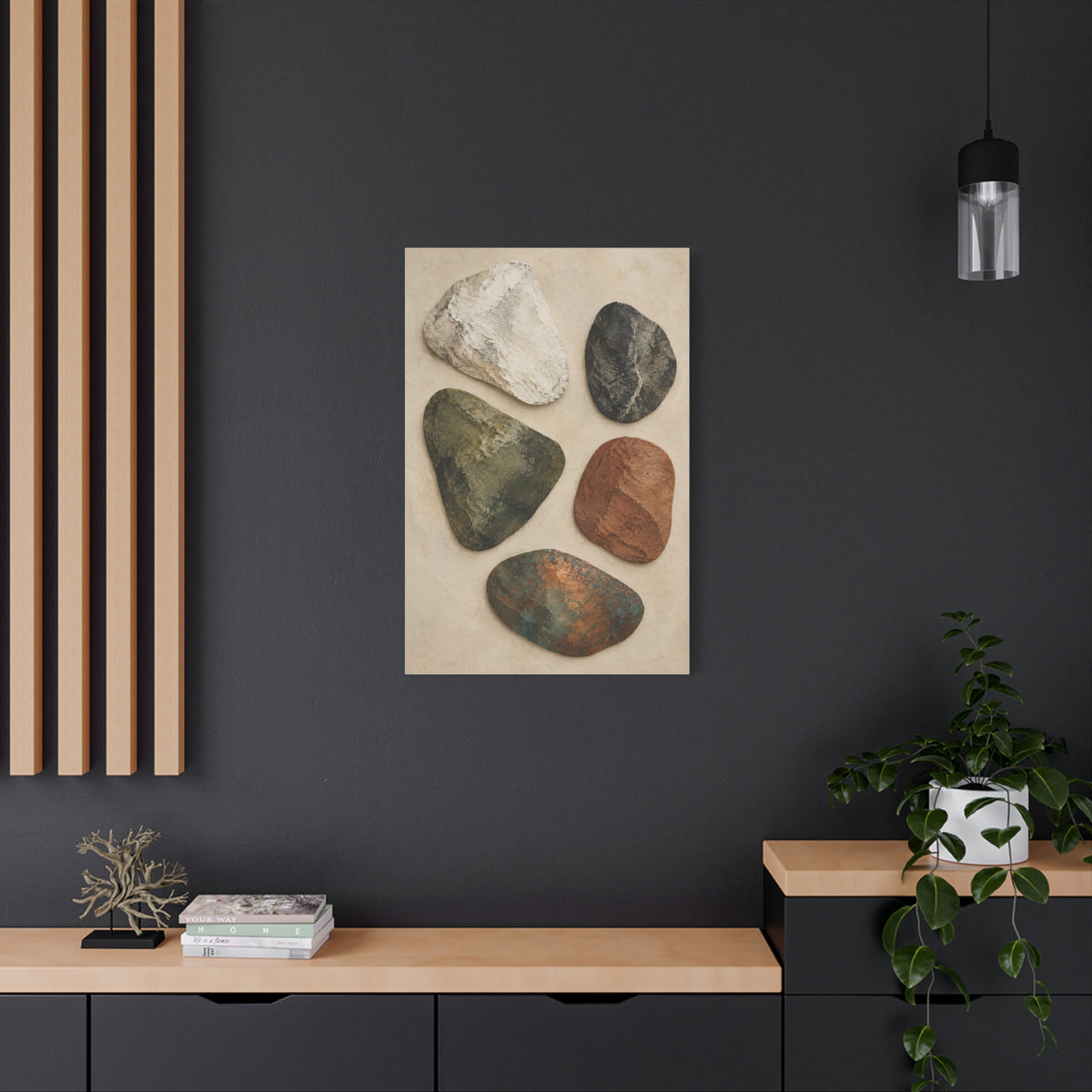 Hearthstone | Nordic Abstract Canvas Art