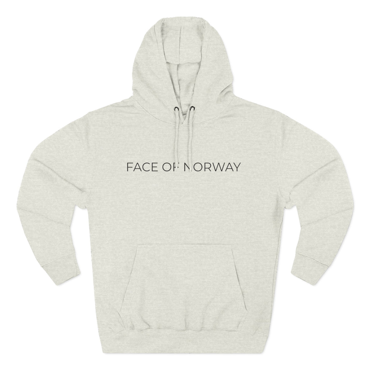 Face of Norway Oatmeal Heather Hoodie | Soft Nordic Fleece